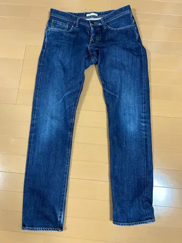 스트레이트 데님 사이즈 32 다크 블루