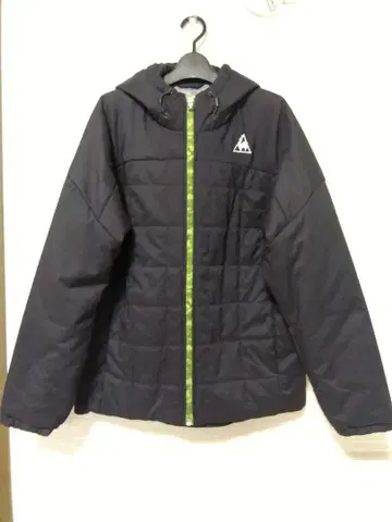 르꼬끄 스포르티브 퀼팅 자켓 블랙/그린