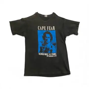 90s USA 케이프 피아 T셔츠 블랙