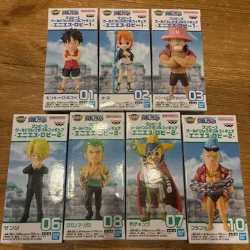 원피스 월드 컬렉터블 피규어 에니에스 로비 7종 세트