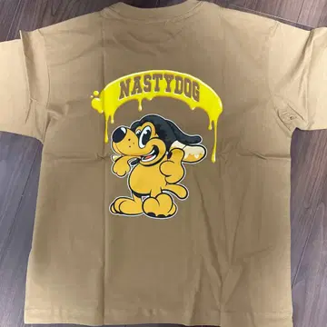 NASTYDOG 브라운 T셔츠