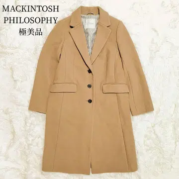 컨디션 최상 매킨토시 철학 체스터 코트 안감 스트라이프 최근