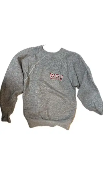 70~80s 래글런 맨투맨 그레이