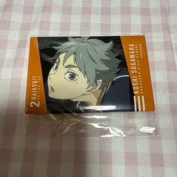 하이큐!! 카라스노 고교 스가와라 코시 스퀘어 캔뱃지