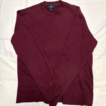 던힐 AD 버건디 맨투맨 트레이닝복