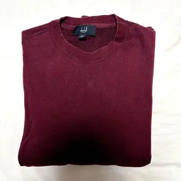 던힐 AD 버건디 맨투맨 트레이닝복