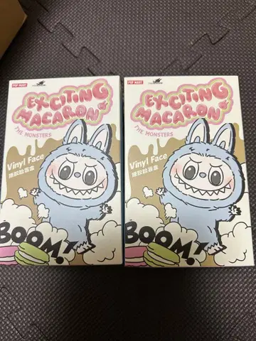POP MART EXCITING MACARON 봉제 인형 2개 세트