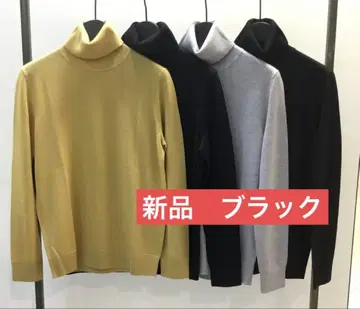 새상품 theory luxe 하이 게이지 터틀넥 니트 울 100%