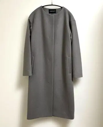 INDIVI 인디비 울 코트 사이즈 S (34)