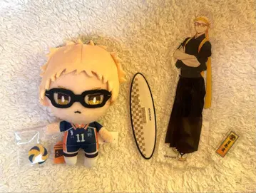 하이큐 츠키시마 케이 오테모치 봉제 인형 미니와 아크릴 스탠드