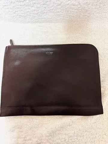 ultima 다크 브라운 빅 클러치백