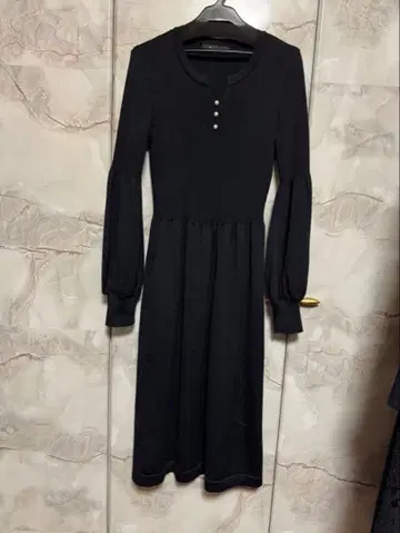 르네 원피스 니트 36 네이비 새상품급