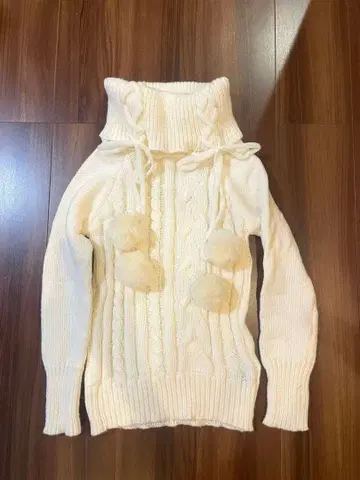 LIZ LISA 계 큐트한 폼폼 포함 니트