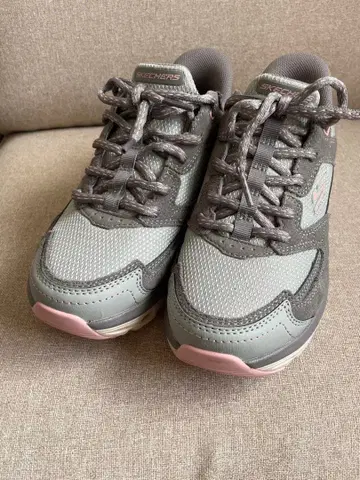 SKECHERS 슬립온 그레이 스니커즈