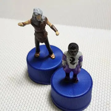 캐릭터 피규어 2개 세트 펩시 캡