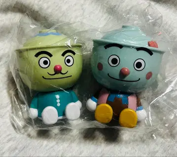 커다란 호빵맨 마스코트 텐동맨 카츠동맨 피규어 세트