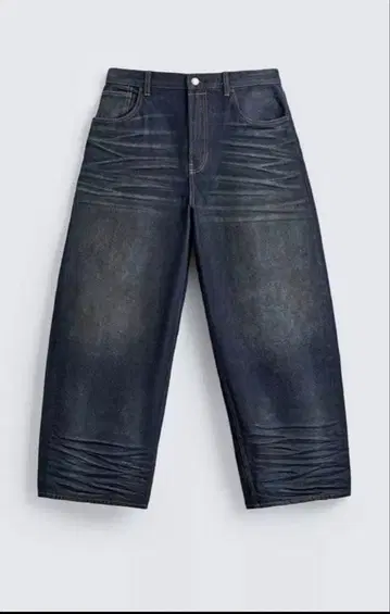 ZARA 배기 핏 데님 팬츠 34