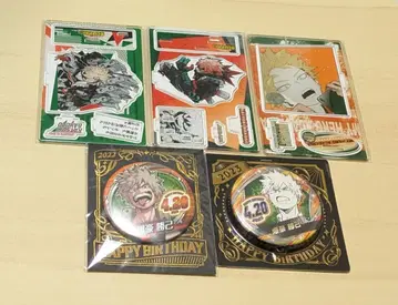 히로아카 바쿠고 카츠키 벌스데이 캔뱃지 명장면 디오라마 피규어