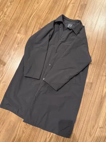 무인양품 솜 스텐카라 코트 블랙 XL