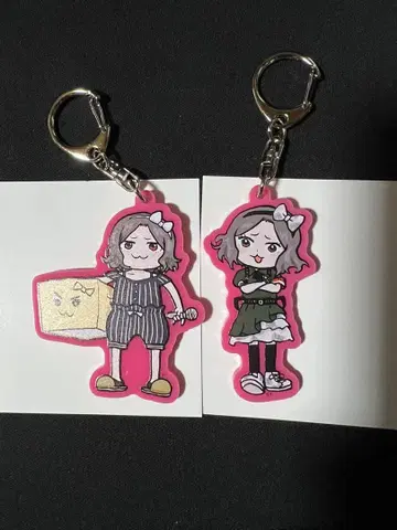 걸즈밴드클라이 트레이딩 아크릴 키링 에비즈카 토모 2세트