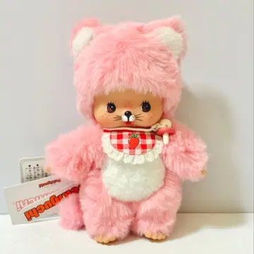 몬치치 베비치치S 커스텀 핑크 고양이 봉제 인형 [ 한정 1개 ]