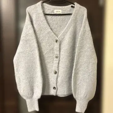 FRAY I.D 샤기 알파카 가디건