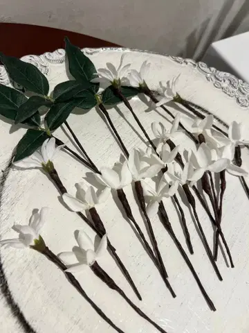 조화 결혼식 헤어 스타일링