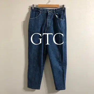 미 실루엣 GTC 스트레이트 데님 블루