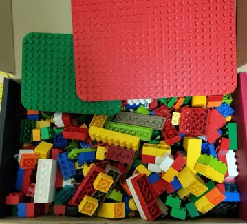 레고 블록 세트 빨간색 그린 플레이트 포함 가게 동물원