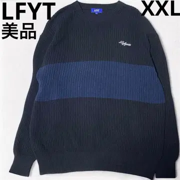 XXL LFYT 라파예트 코튼 서멀 보더 니트 빅 사이즈