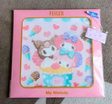 덤 포함! 페이러 산리오 타월 손수건 마이멜로디 쿠로미