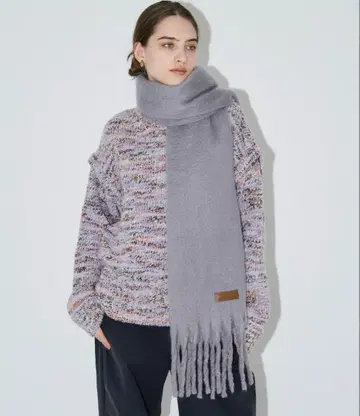 PUBULIC TOKYO 퍼블릭 도쿄 헤어 리 프린지 머플러