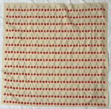 체리 패턴 보자기