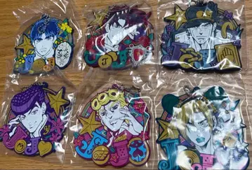 [ 6종 컴프 ] 제일복권 죠죠 월드 J상 러버 참