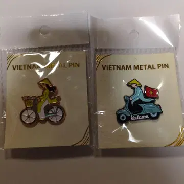 오사카 엑스포 한정 베트남 핀 배지 세트