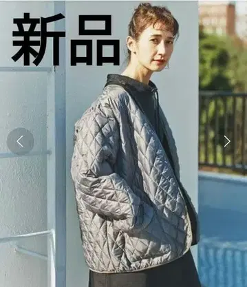 택 포함 새상품 스튜디오 클립 퀼팅 블루종 자켓 코트