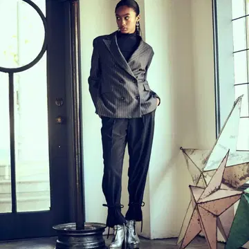 택 포함 새상품*deru2828*4way 헴 팬츠