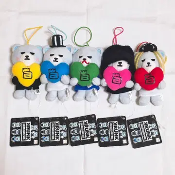 BIGBANG KRUNK 마스코트 5체 컴플리트 세트
