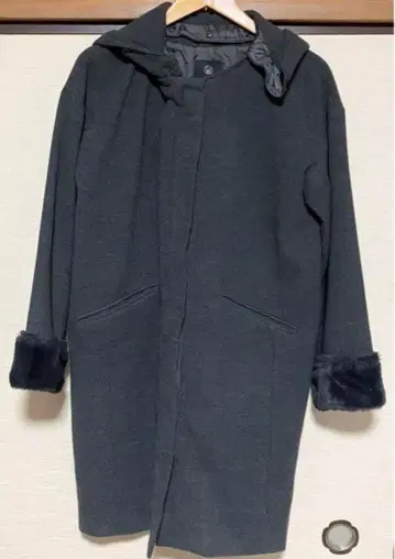 w closet 더블 클로젯 코트 블랙