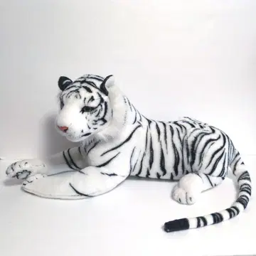 화이트 타이거 봉제 인형