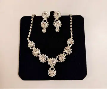 목걸이 귀걸이 2개 세트 웨딩