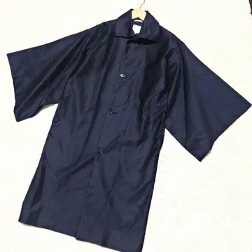 [ 레어 ] SOU SOU 카쿠소데 코트 블랙 롱 코트 일본풍