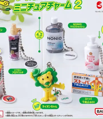 라이온 주식회사 미니어처 참 2 레어 라이온짱 가챠가챠