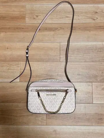 MICHAEL KORS 숄더백 화이트/핑크