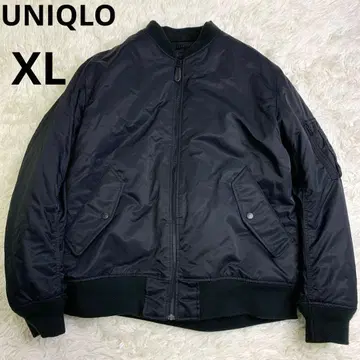 새상품급 유니클로 MA-1 블루종 네이비 사이즈 XL