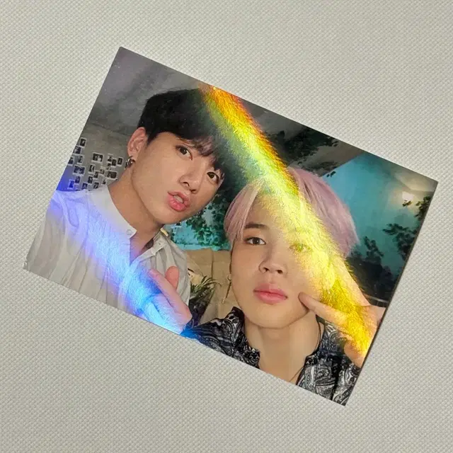 방탄 정국 지민 매직샵 티켓홀더 홀로그램 포카