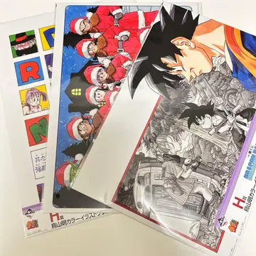 드래곤볼 제일복권 40th H상 포스터 3장 세트