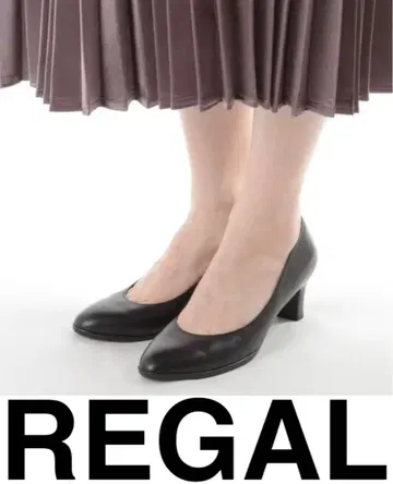 REGAL 리걸 여성용 [플래티넘] 플레인 펌프스/아몬드 토