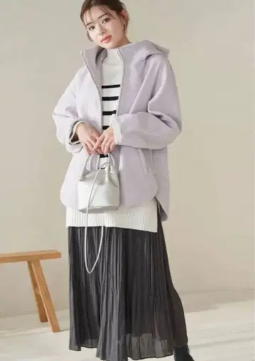 ROPE' PICNIC 자켓 저리 멜톤 집업 후디