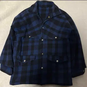 빅 사이즈 50s~ 파이오니어 몽고메리 워드 울 체크 자켓